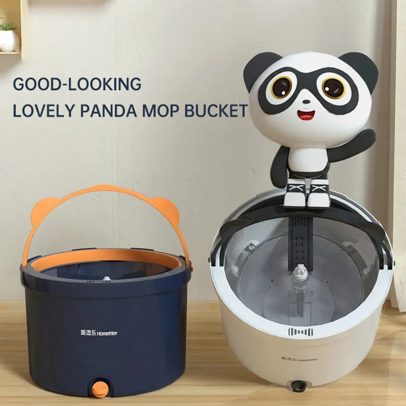 Mop With Spin Bucket Press Rinse Free Hand Wash Clean Dirt Separation Home Floor Cleaning Mop Rotating Dry Cleaning Tools