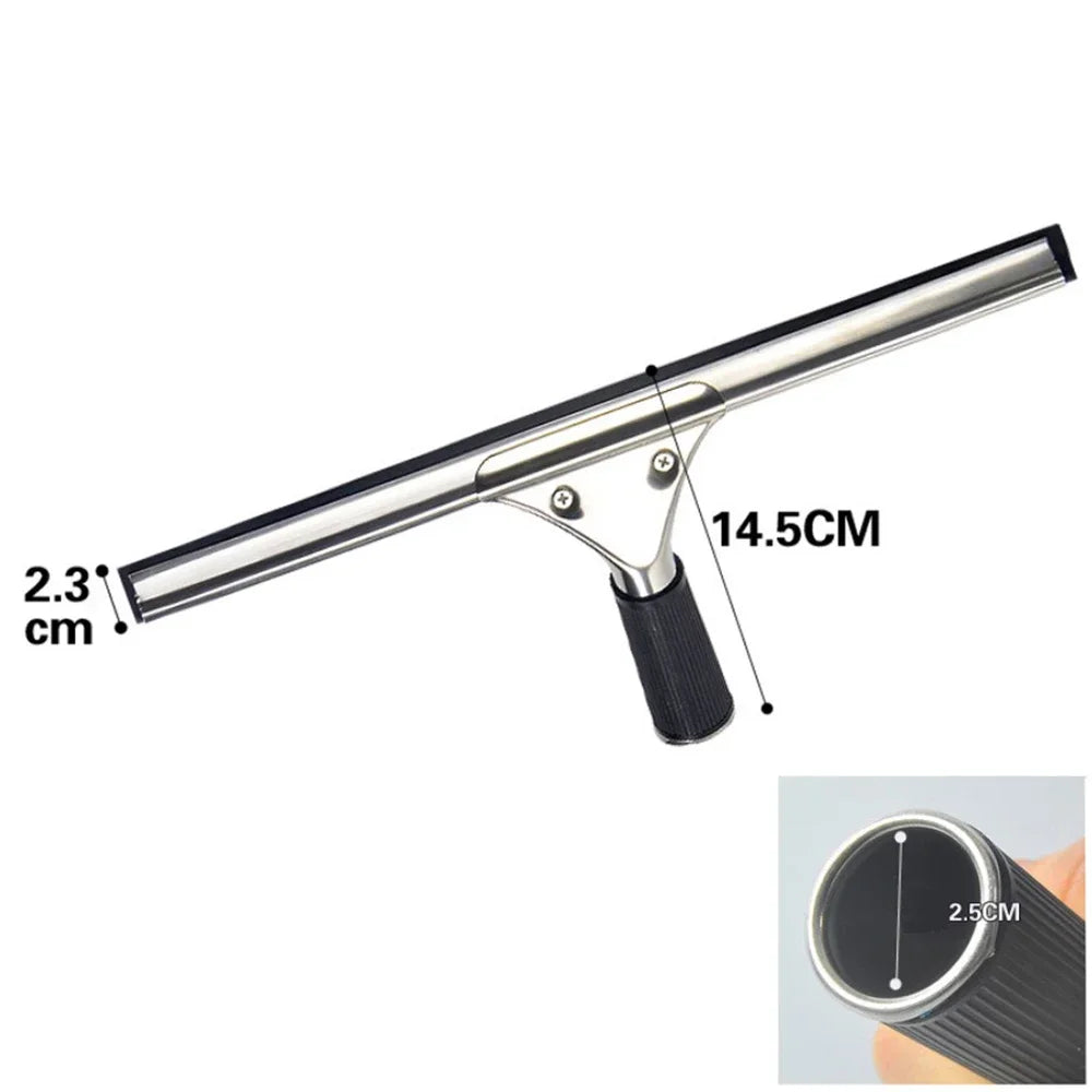 15/25/35/45cm Car Glass Cleaner Home Shower Bathroom Scraper Window Glass Cleaning Squeegee Blade Water Wiper B53